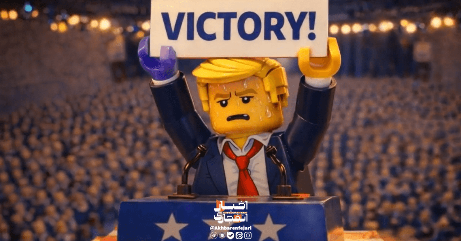 Iran wint de ‘slopagandaoorlog’ met de hulp van Lego en een studentenclub