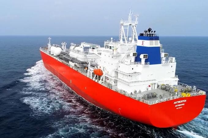 Belgische reder Exmar doopt eerste zeeschip dat vaart op ammoniak