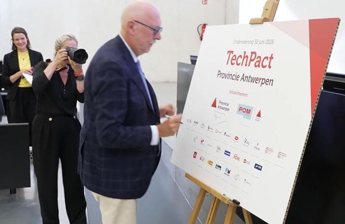 BEKIJK – 30 Antwerpse partners sluiten TechPact rond techniek en innovatie