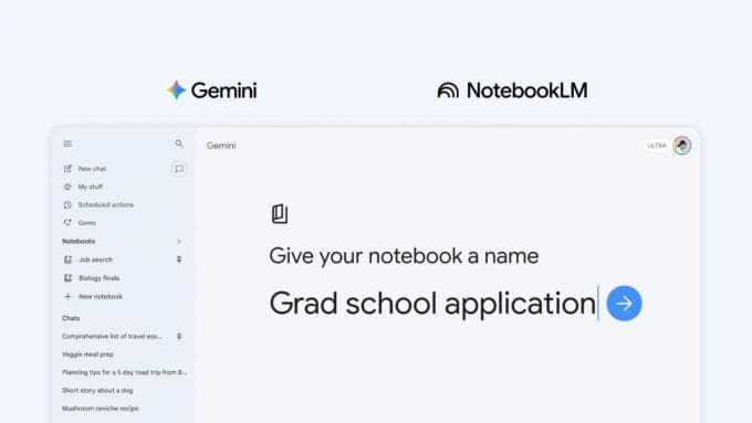 Google integreert zijn AI-tool NotebookLM in Gemini