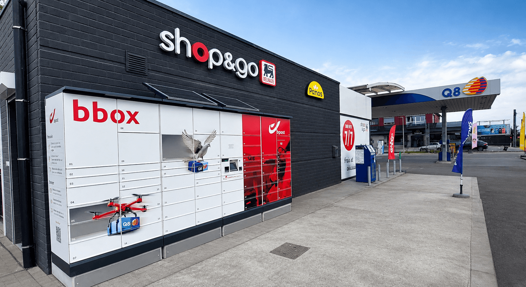 200 Bboxen bij Q8-stations tegen het einde van het jaar